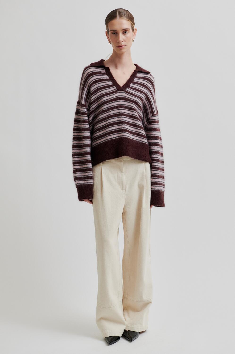 Vienna strikket polotrøje - Sassafras